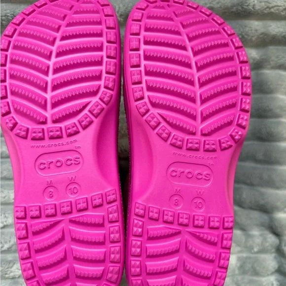 CROCS Bold Pink Rain Boots - Picture 4 of 4